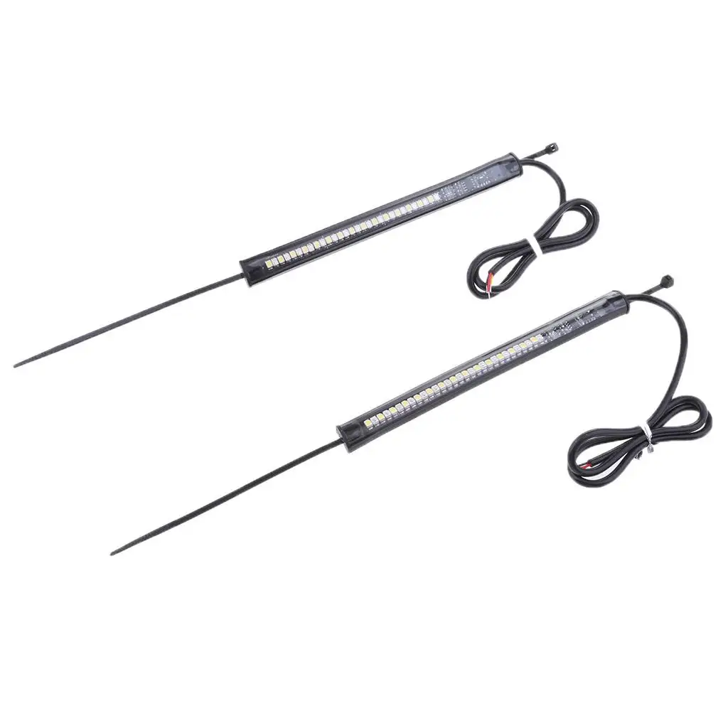 

Motorcycle Dual Color White/Amber Fork LED Turn Signals 39mm 41mm
