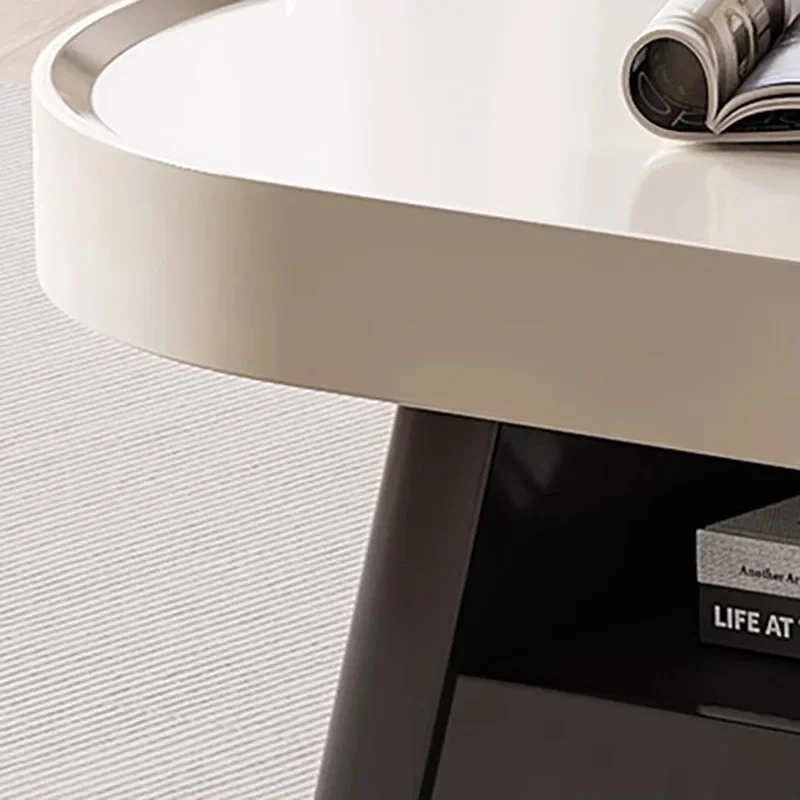 Классические дизайнерские журнальные столики овальные деревянные элегантные