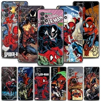 marvel phone case for samsung galaxy a72 a52 a42 a32 a22 a21s a12 a02 a51 a71 a31 a11 a01 silicone cover spider man venom comics