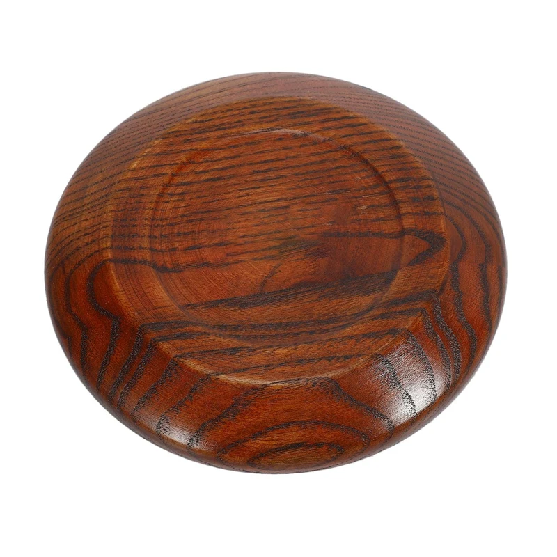 Tableware Household Smooth Wooden Bread Dish Tray Kitchen Utensils Seasoning Plate Round