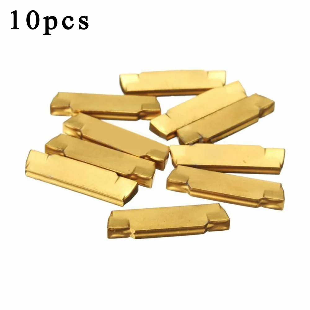 

10x MGMN200-G Carbide Inserts Set Fits For MGEHR/MGIVR Grooving Cut-Off Lathe