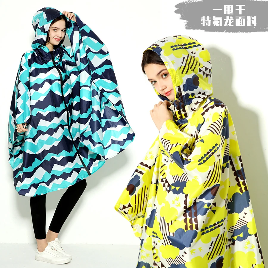 

Модное пончо Freesmily для взрослых женщин, тонкий водонепроницаемый дождевик большого размера для пеших прогулок, езды на велосипеде, езды на мотоцикле