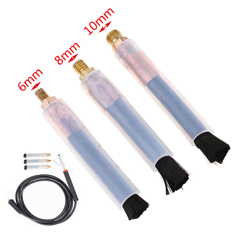 

1PC Copper Head Weld Brushes For Weld Seam Bead Joint Cleaning Polishing Machine Welding Seam Cleaner M6/M8/M10