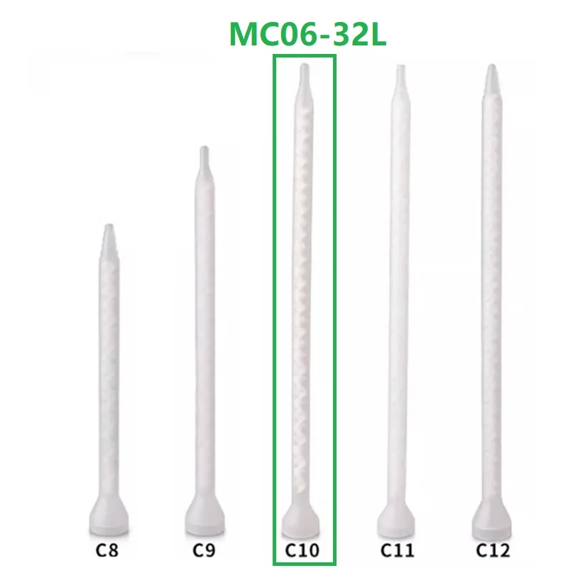 MCMS 06-32L пластиковая стандартная насадка для смешивания клея одноразовая