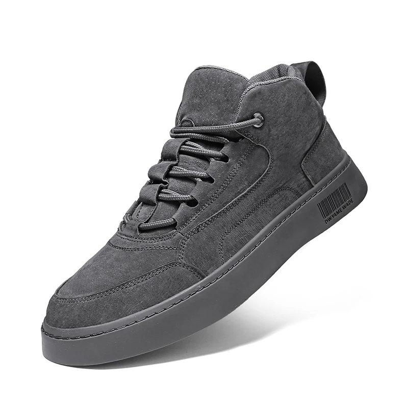 

Men Casual Shoes lace up oxfords lace up Footwear Breathable Outdoor fashion Male Sneakers Comfortable suede Leather Men Shoes