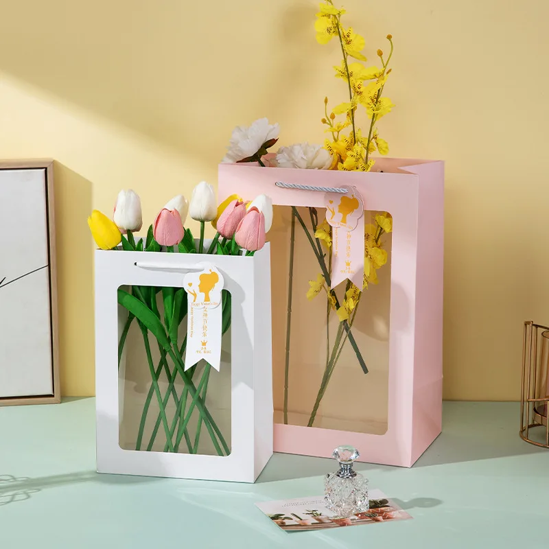 5pcs Gift Bag Box For Birthday Party Wedding Christmas New Year Child Favors Cookies Snack Decoration |