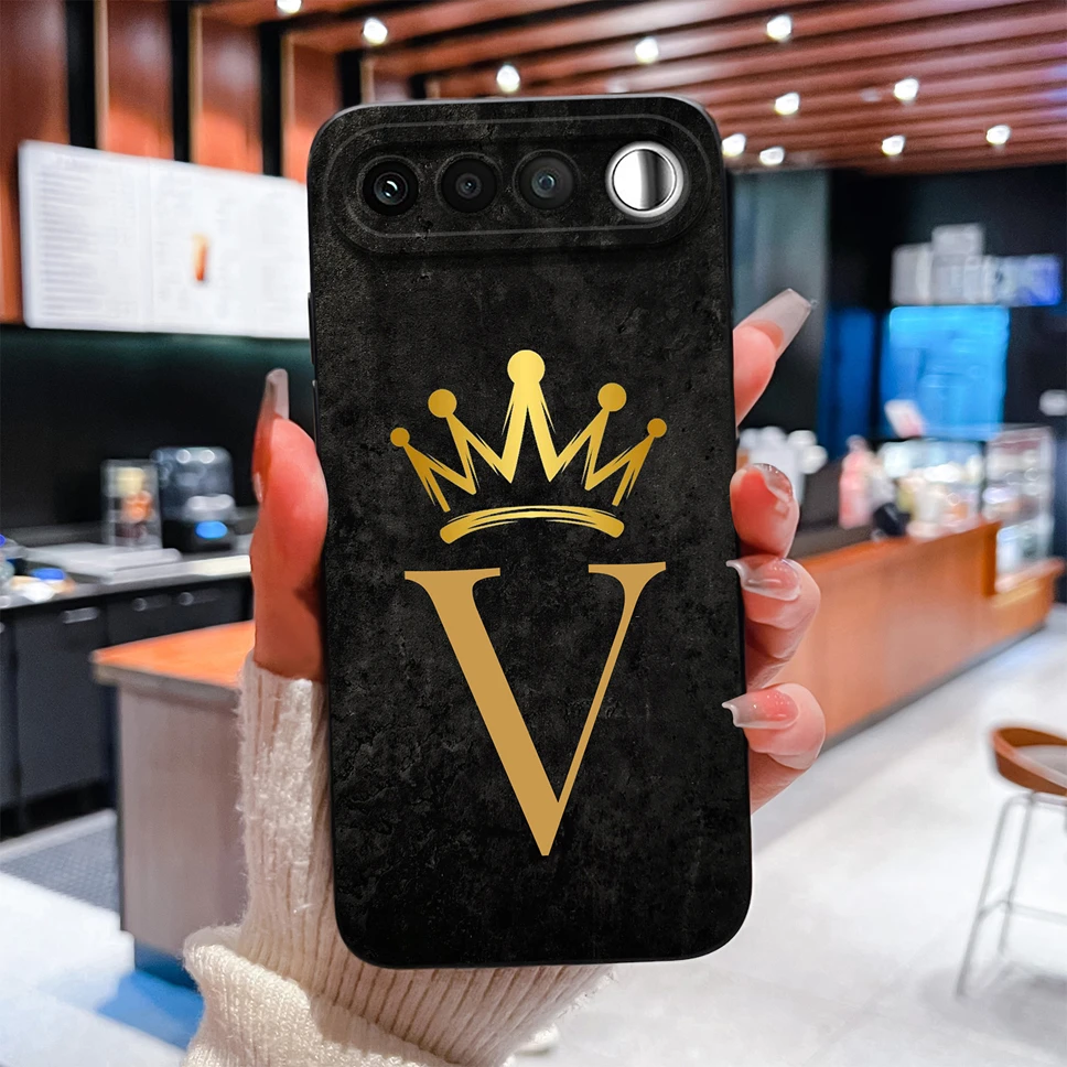 Чехол для Realme 16 5G Luruxy A To Z Letters, гладкий защитный мягкий чехол из жидкого силикона с противоскользящим покрытием для Realme16 Fundas Capa (art.: 3920d9dfef61a) - 3920d9dfef61a