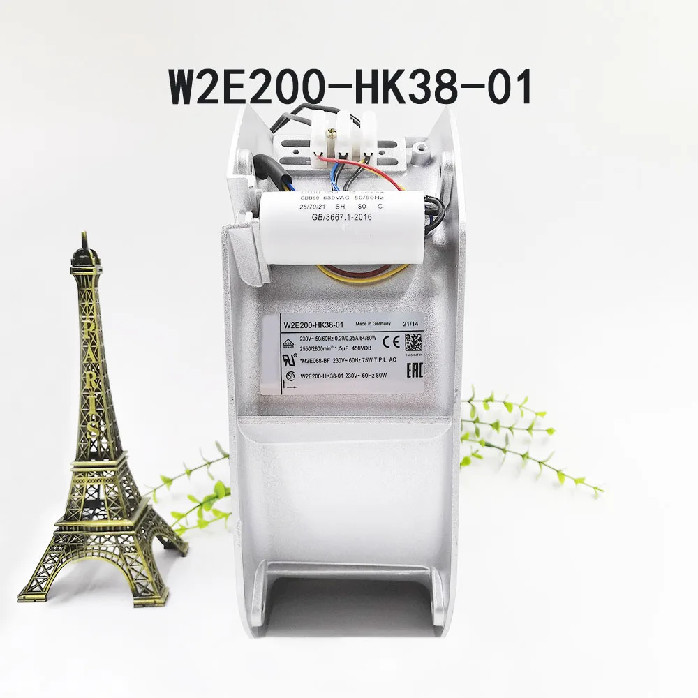 Радиатор W2E200-HK38-01 Запасные части W2E200-HH38-01 Бесшумный охлаждающий вентилятор 230 В