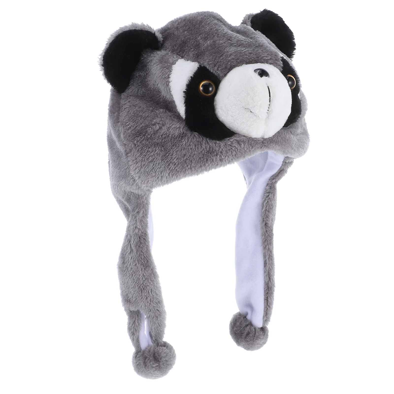 Шапка для защиты ушей енота вкладка взрослых с ушками плюшевые забавные детские