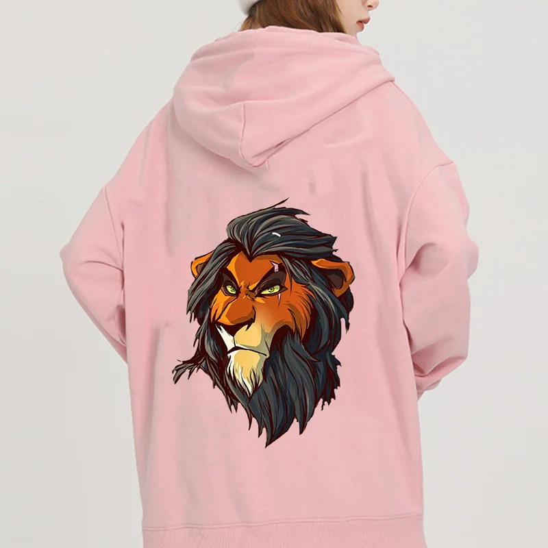 Толстовки с принтом короля льва из Диснея уличные спортивные толстовки со шрамом