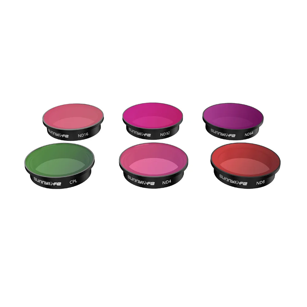 Стеклянный объектив SunnyLife для DJI FPV Combo фильтр дрона ND 4 ND8 ND16 32 CPLCamera Filter Accessories -
