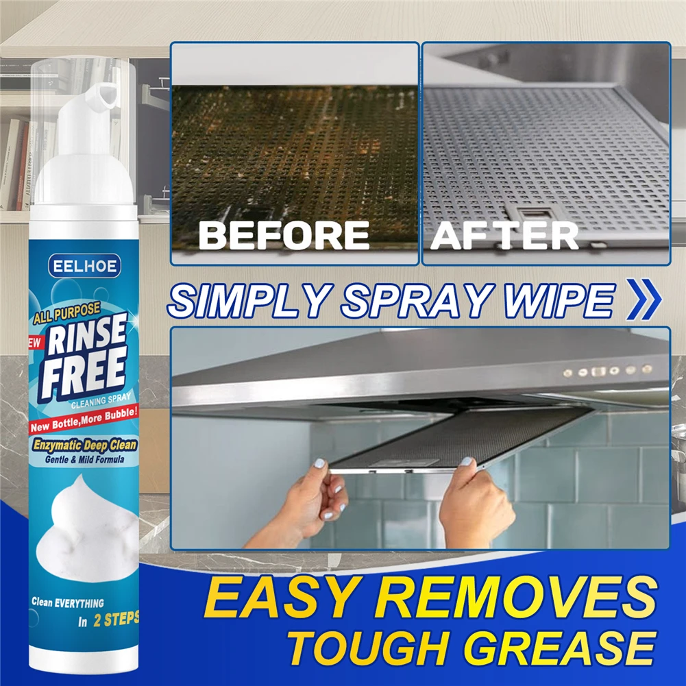 

100ml Home Foam Cleaner Multifunctional Rust Remover Leather Cleaner Agent Car Interior Cleaner for Fabric Canvas Leather PVC