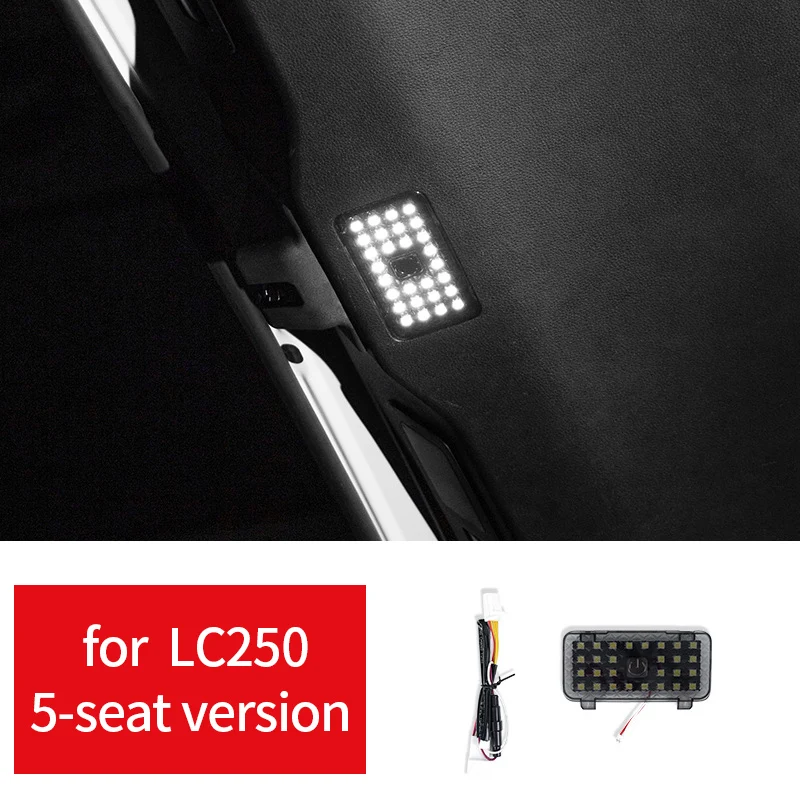 

Для Toyota Land Cruiser Prado 250 LC250, специальный светильник багажника автомобиля, светодиодная лента, сенсорный переключатель, светодиодные бусины высокой яркости, 2024+