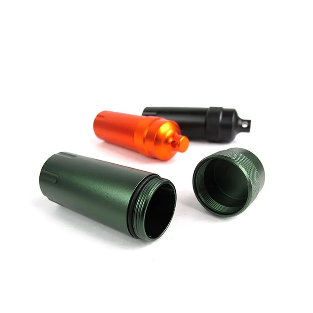 

High Quality Aluminum Alloy Portable Waterproof Outdoor Ashtray Medicine Box Pill Case Box Storage Container