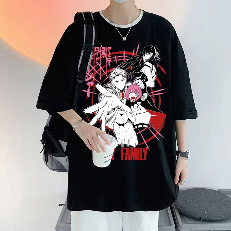 

Anime Spy X Family Loid Forger Anya Forger Yor Forger T Shirt Men Women Fashion Harajuku Manga Tshirt Loose Oversized T-shirts