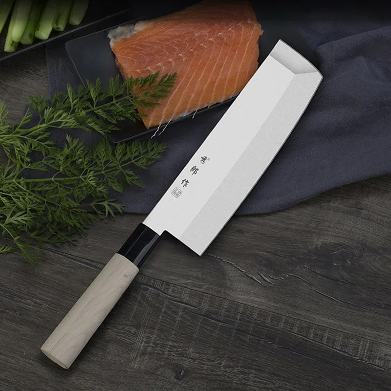 Нож для лосося нож филеровки рыбы деревянная ручка кухонные ножи из высокой