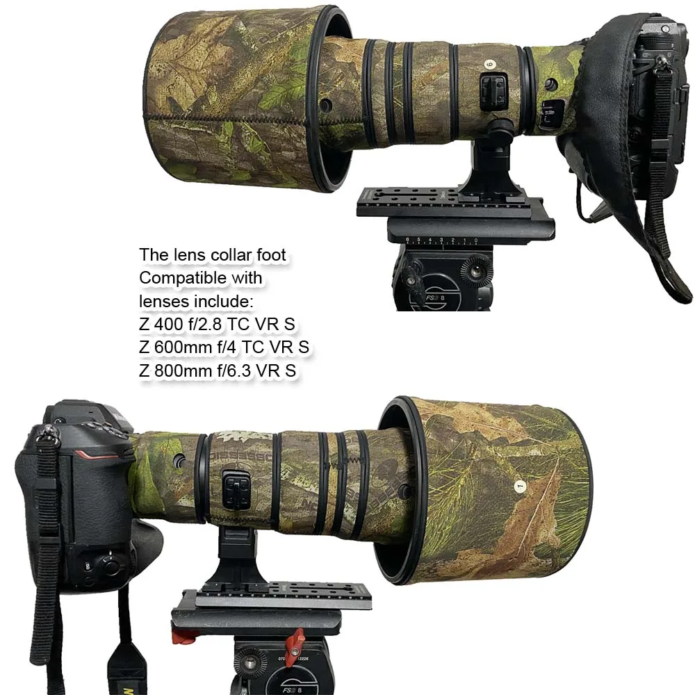 Штатив iShoot с кольцом для крепления объектива сменная ножка Nikon Z 400 мм f/2 8 TC VR S