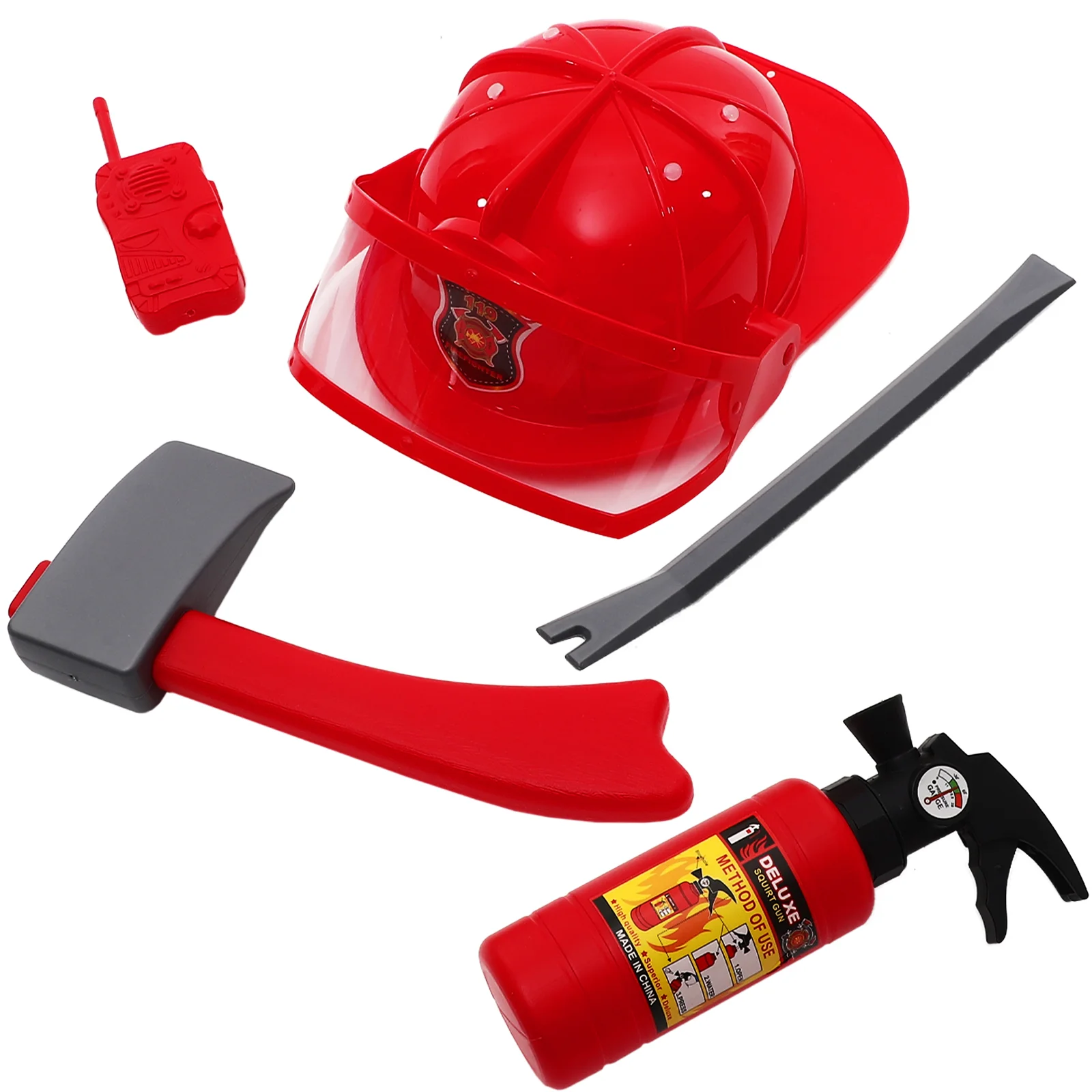 

Fire Accessories Cosplay Supplies Toy Toddler Fireman Costume Firemen Pretend Kids Abs Firefighter Child