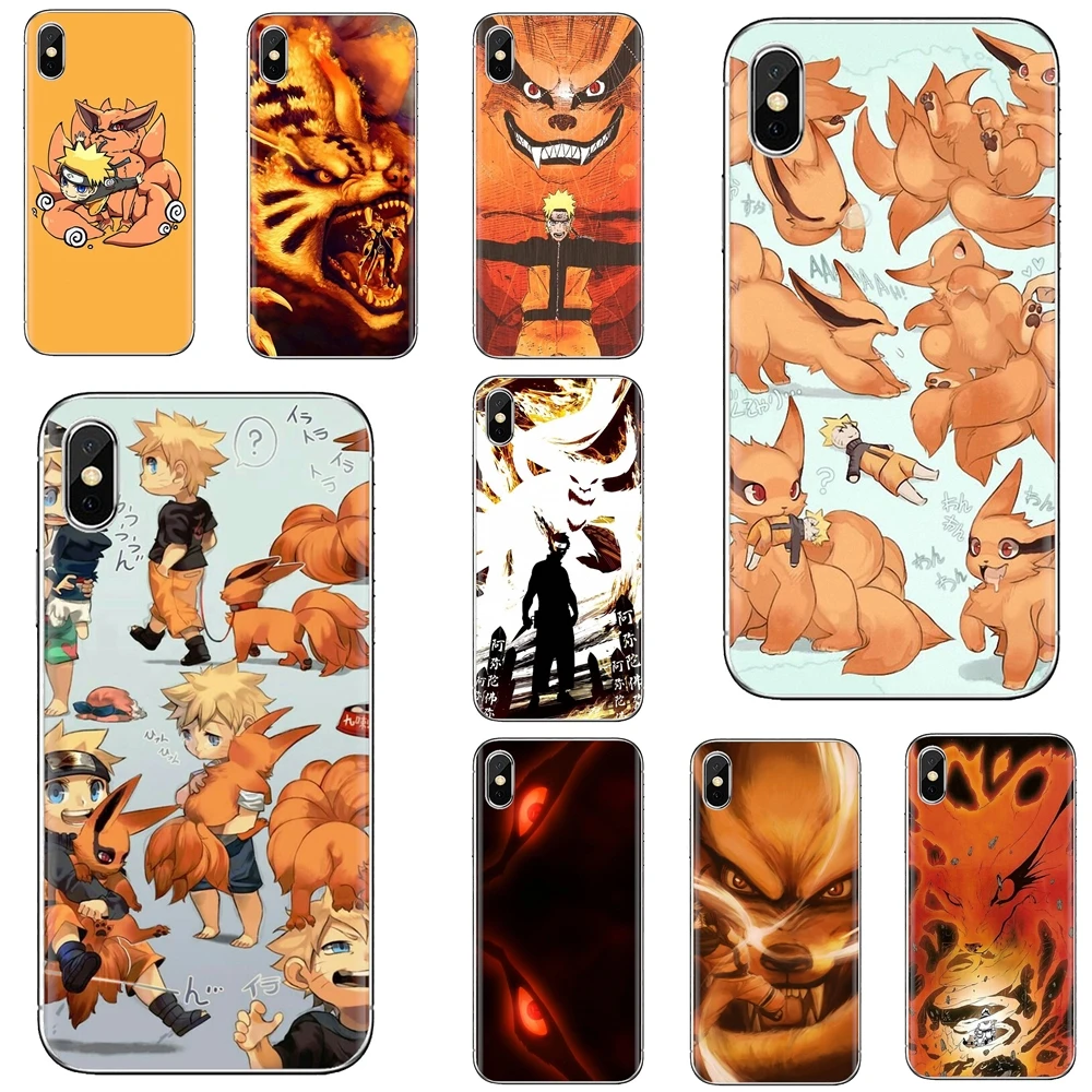 Художественный чехол удзумаки Наруто и Курама Kyuubi для iPhone 10 11 12 13 Mini Pro Φ SE 5C 6 6S 7 8 X