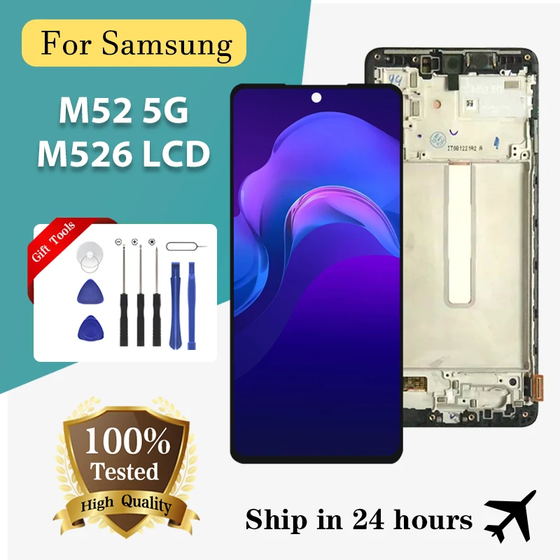

Brand New 6.7 Inch M526 Display For Samsung Galaxy M52 5G LCD Touch Panel Screen Digitizer M526B Assembly Repair Parts