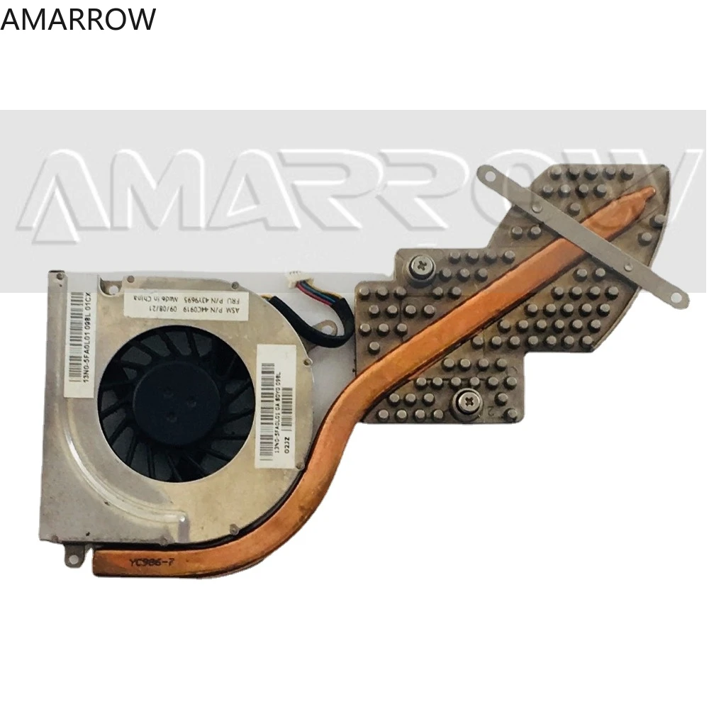 Оригинальный радиатор для процессора ноутбука, охлаждающий вентилятор, радиатор для Lenovo SL400 43Y9695 13N0-5FA0L03