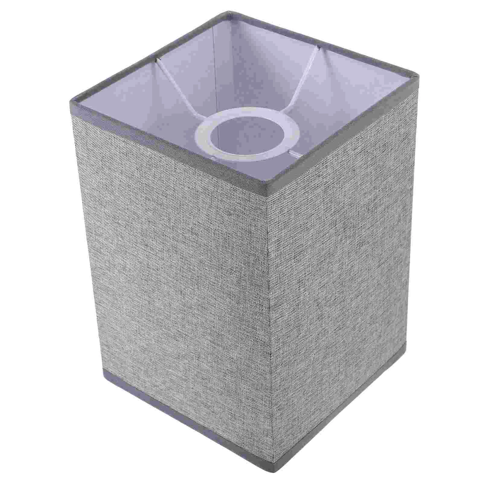 

Natural Linen Hand Crafted Lamp Shade Simple Style Lampshade Desktop Lamp Cover