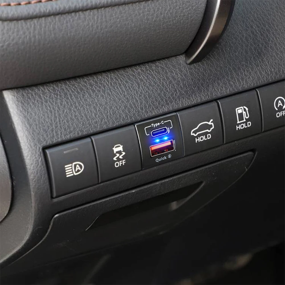 Разъем питания QC3.0 Type-C USB PD 12 В быстрая зарядка для Toyota новинка быстрое зарядное