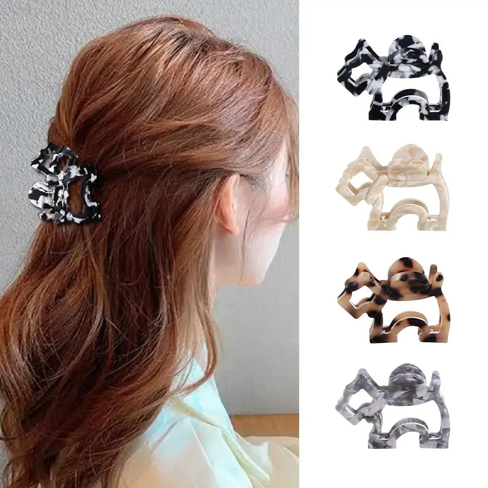 

Girls Multi-Color Acetic Acid Korean Style Hair Clip Animal Barrettes Women Hair Accessories Dog Hollow Hair Claw
