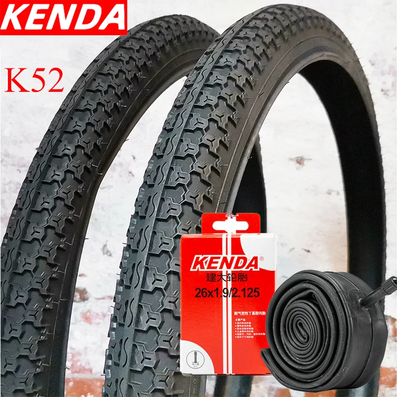 

Шины Kenda Bmx 26x2,1, шины для горного велосипеда 40 фунтов на квадратный дюйм, шины для дорожного велосипеда K52 с внутренней трубкой, 26 дюймов, скла...