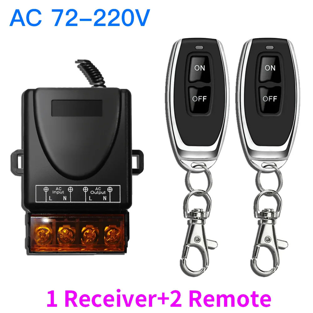 Универсальный беспроводной пульт дистанционного управления 433 МГц, 12 В постоянного тока, 1 канал, радиочастотный передатчик и модуль релейного приемника для домашней автоматизации