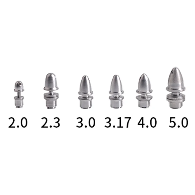 

5PCS RC Aluminum Bullet Propeller Adapter Holder 3mm 3.17mm 4mm 5mm for Brushless Motor 2208 2212 2217 DIY Parts