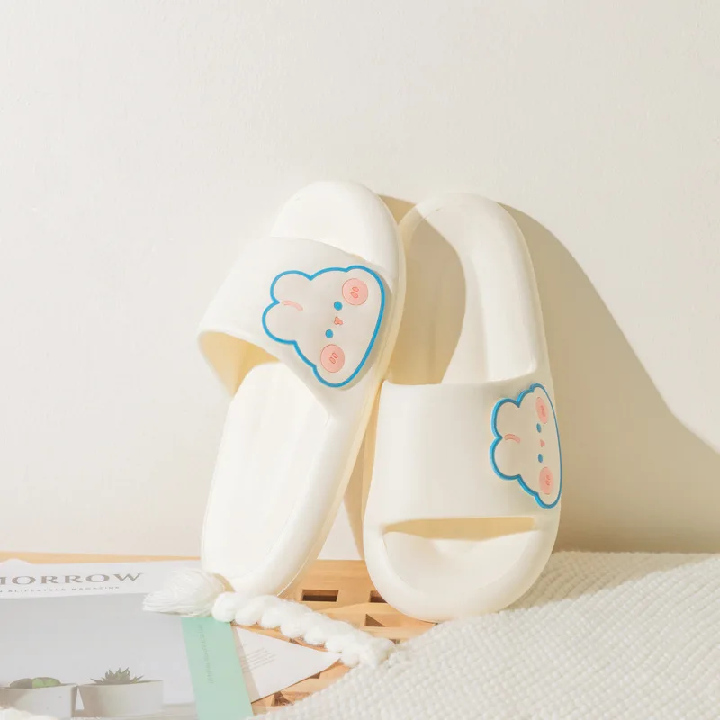 Female summer cartoon rabbit slippers indoor household eva slippers slip-proof wear-resistant light and comfortable personality