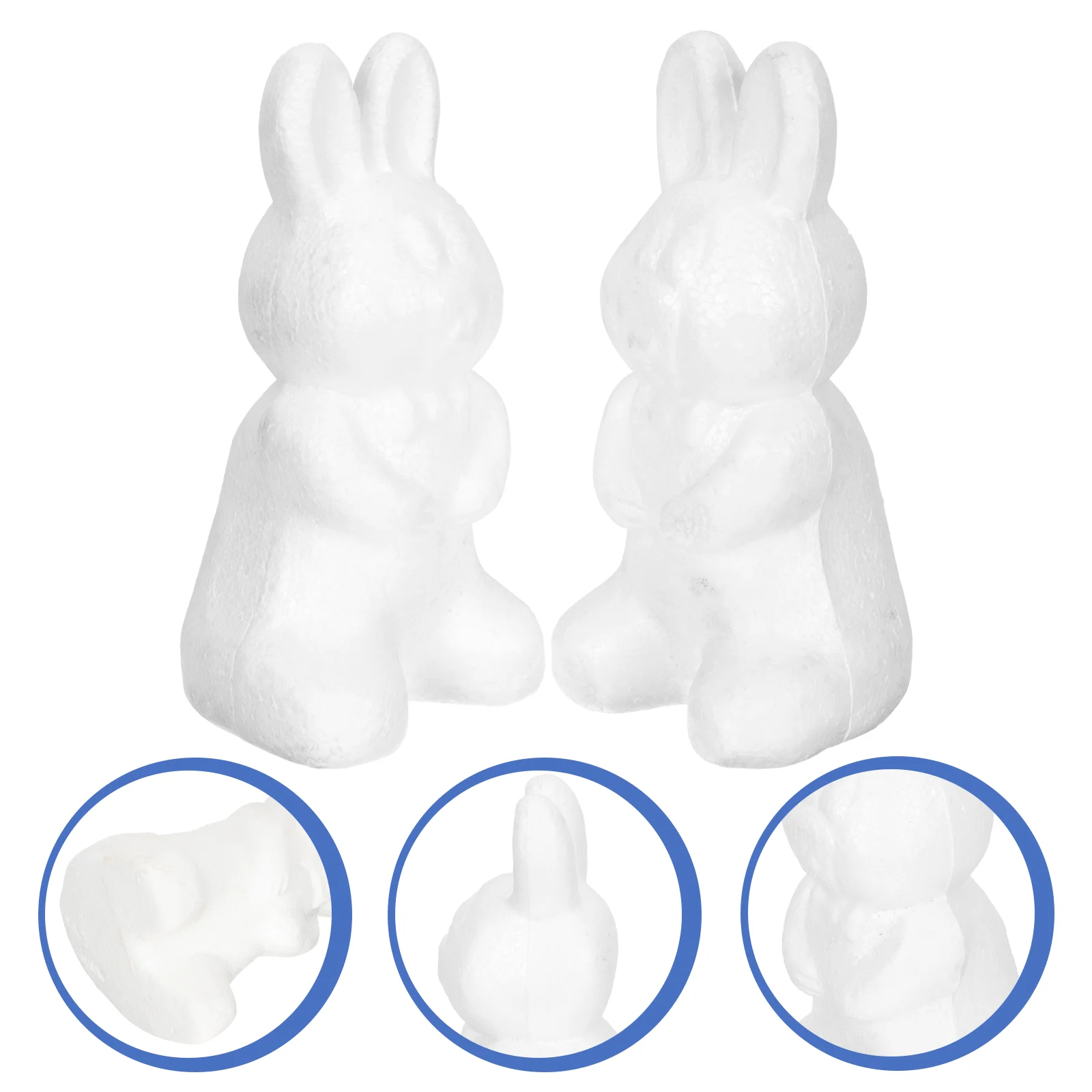 

Foam Styrofoam Rabbit Diy Craft Bunny White Shapes Polystyrene Model Animal Shape Decor Chinese Crafts Flower Animals Mold