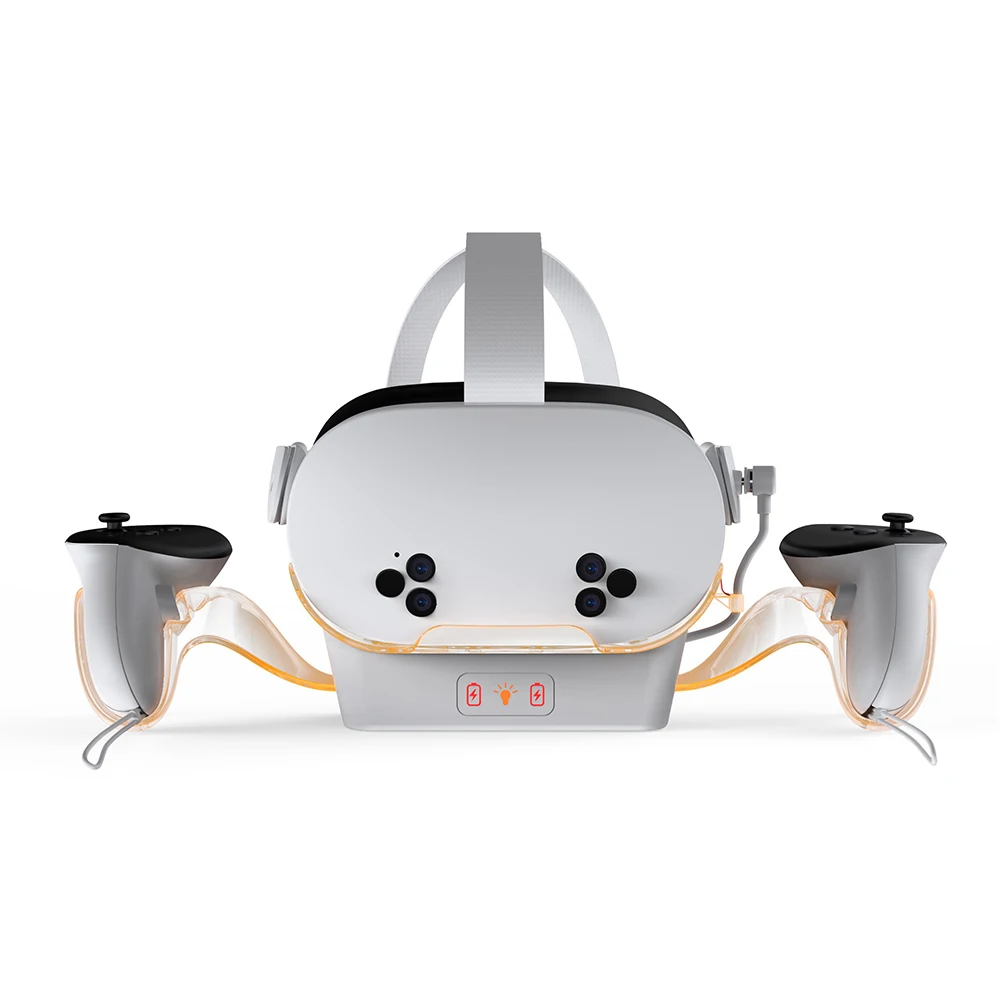 Подставка для зарядки гарнитуры VR держатель контроллера с 2 перезаряжаемыми