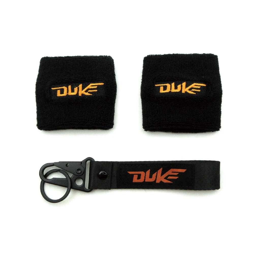 

Motorcycle Front Brake Fluid Oil Reservoir Socks Protective Decorative Coat With Keychain For KTM Duke 125 200 390 690 990 1290