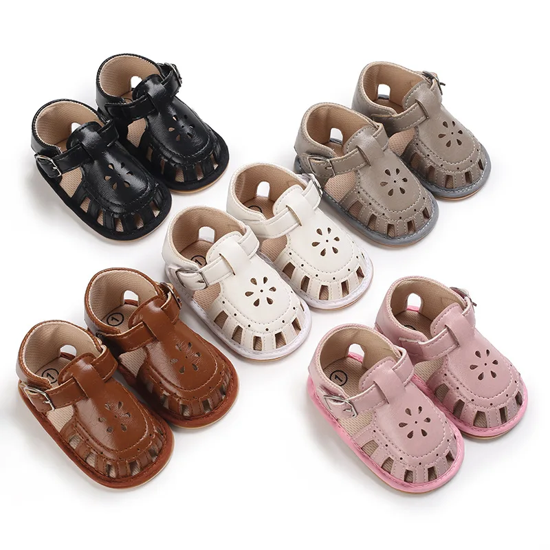 

Summer Kids Sandals Baby Girls Toddler Soft Non-slip Hollow Out Shoes Infant Beach Shoes Girls Casual Roman Slippers
