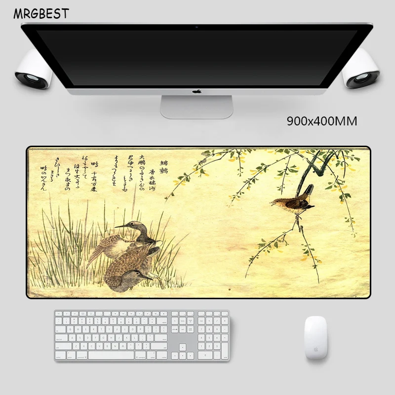 

MRGBEST Printing Mouse Pad Big Size Computer PC Laptop Mouse Pad with Locking Edge Nature Non-slip Rubber for Decorate Table