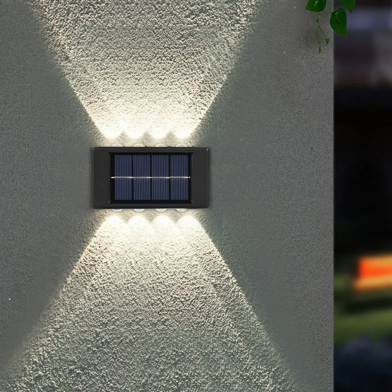 

Solar LED Outdoor Light Solar Lighting Sensor Lamp Streetlights Exterior Garden Decoration Garland Waterproof Solar Wall Light