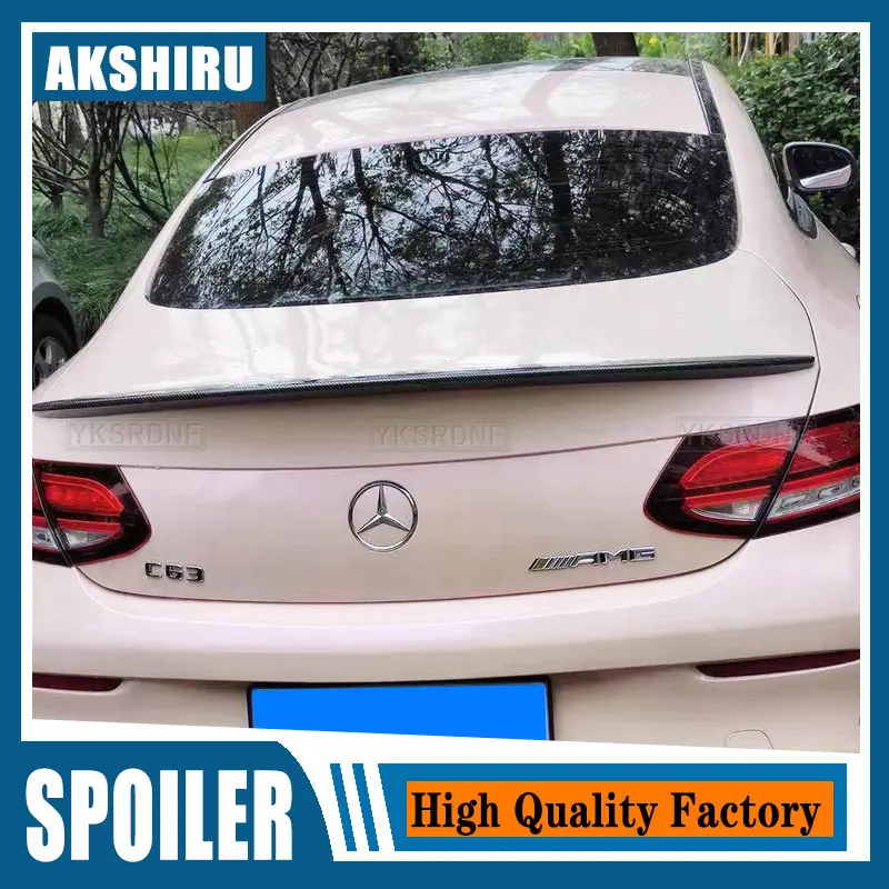 

YKSRDNF для Mercedes-Benz W205 C-class COUPE 2-Door 2015 2016 2017 2018 2019 спойлер из АБС-пластика