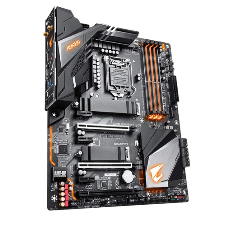 LGA 1151 Gigabyte Z390 AORUS PRO Материнская плата с WiFi Intel Core i9 i7 i5 i3 DDR4 64 Гб оверлочный