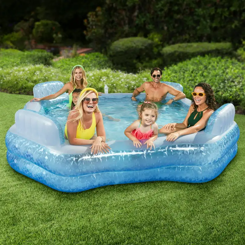 

Blue Great Escape Inflatable Famiy Swimming Pool Age 6 & up