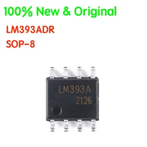20PCS/Lot LM393 LM393DR LM393D Amplifier SMD SOIC8 SOP-8 New IC