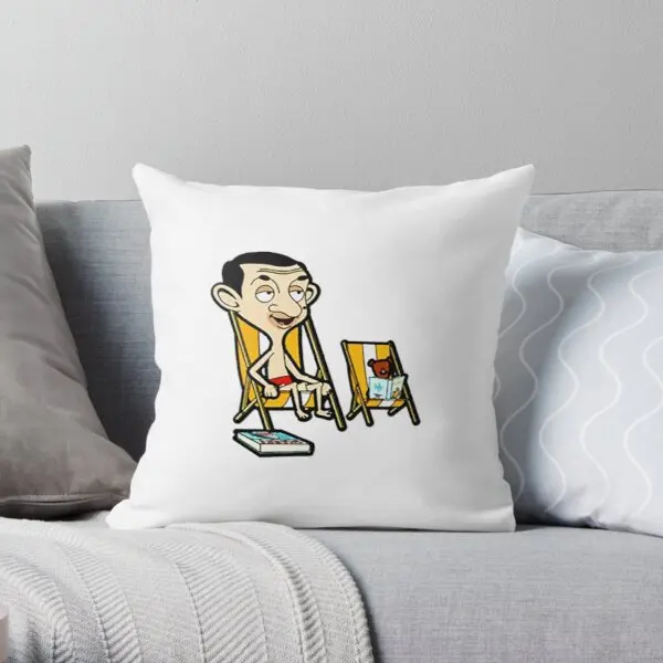 Mr Bean Classik  Printing Throw Pillow Cover Wedding Waist Fashion Hotel Decor Comfort Bedroom Bed Fashion Pillows not include