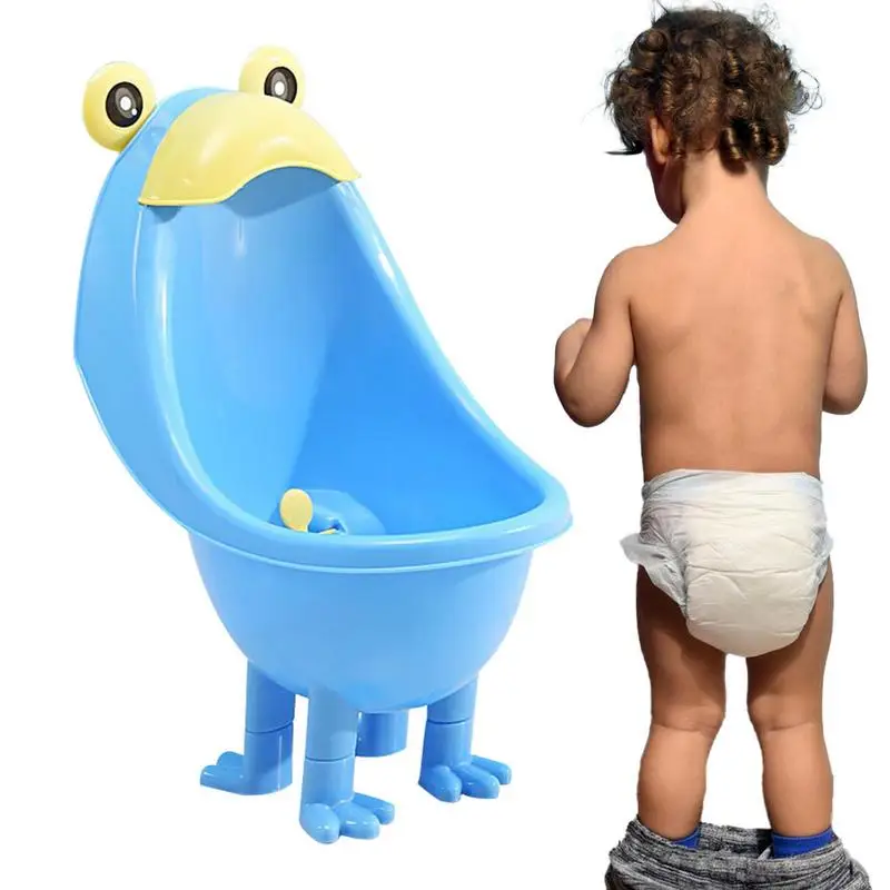 

Potty Training Urinals For Boys Frog Potty Funny Aiming Target Windmill Pee Trainer Urinal 13.7*9*8.2in Cartoon Frog Shape Potty