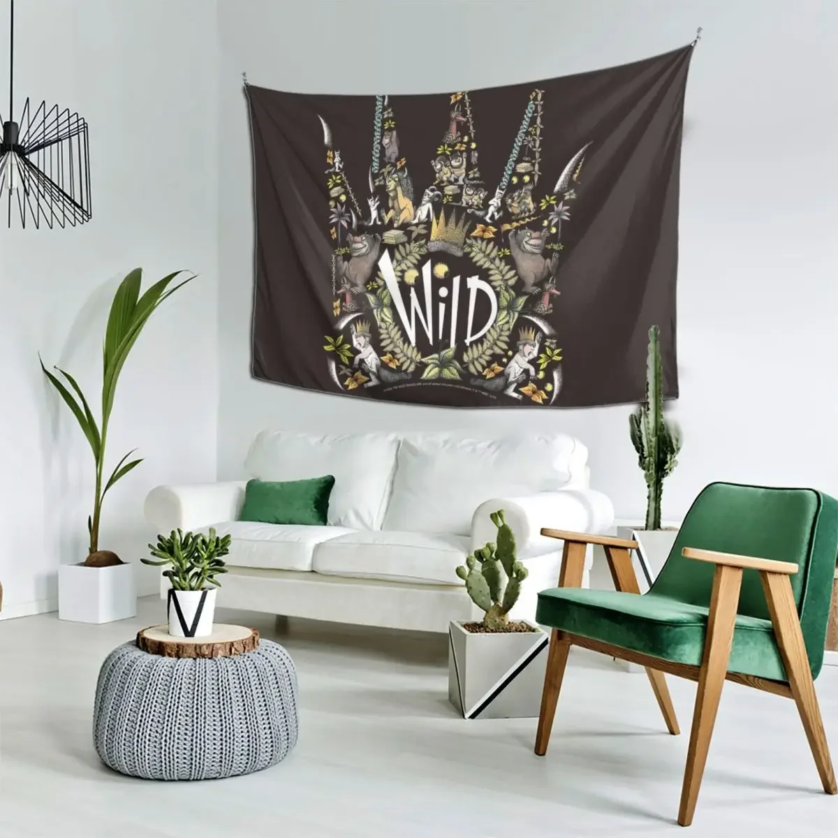 Настенный гобелен Wild Things Crown Collage