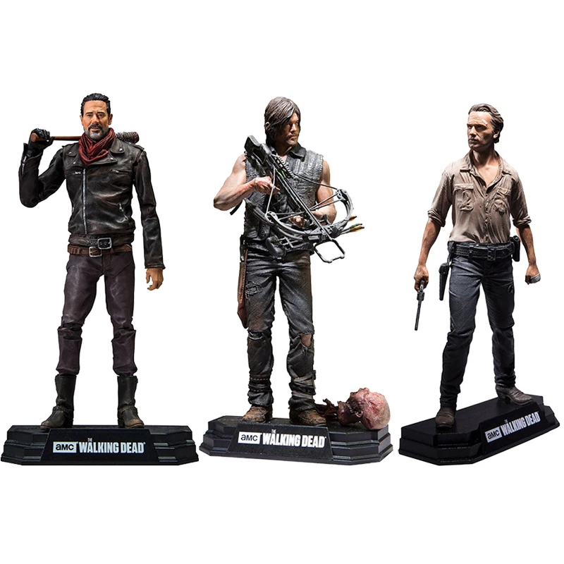 

New Hot 15cm The Walking Dead Season 8 Rick Grimes Daryl Dixon Negan Action Figure Toys Collectible Christmas Gift Doll