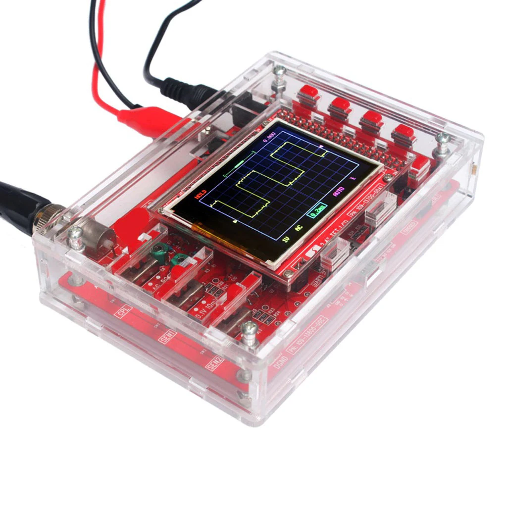 

Digital Oscilloscope 1Msa/s Sampling Rate 200Khz Analog Bandwidth Portable LCD Screen Generator Testing Instrument