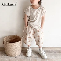 rinilucia new 2022 summer animal printing casual children pants for baby boys pants harem pants for kids child