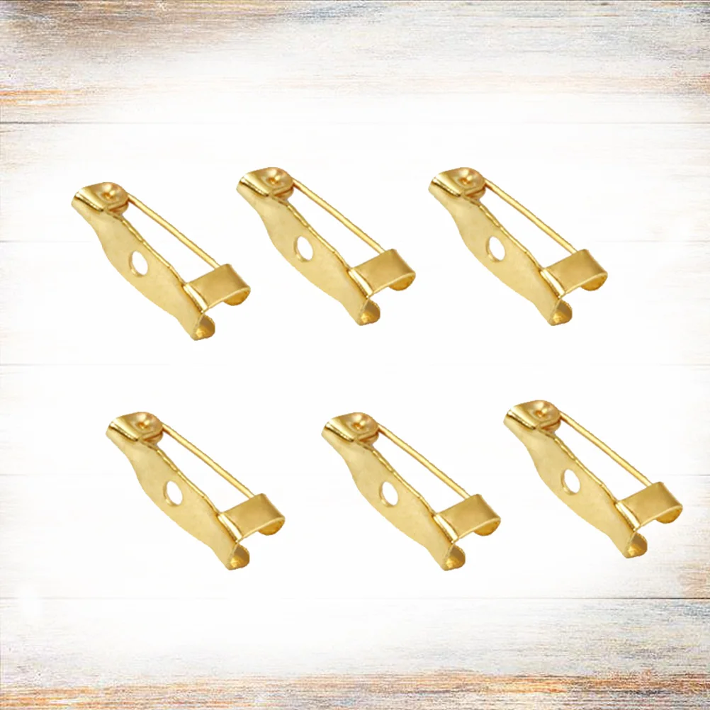 

200pcs 15cm Golden Brooch Pin Bar Clasp Brooch Safety for Craft Jewelry DIY Making