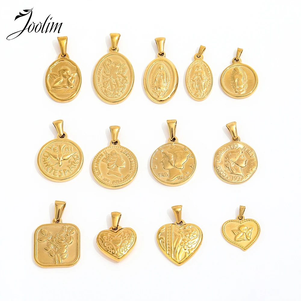 Ювелирные изделия Joolim оптовая продажа не выцветает модная винтажная Подвеска из